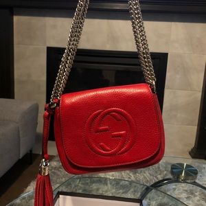 Gucci SOHO Red Crossbody - LIKE NEW